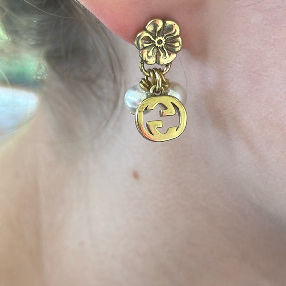 GUCCI earrings authentic 100% - Picture 1 of 9
